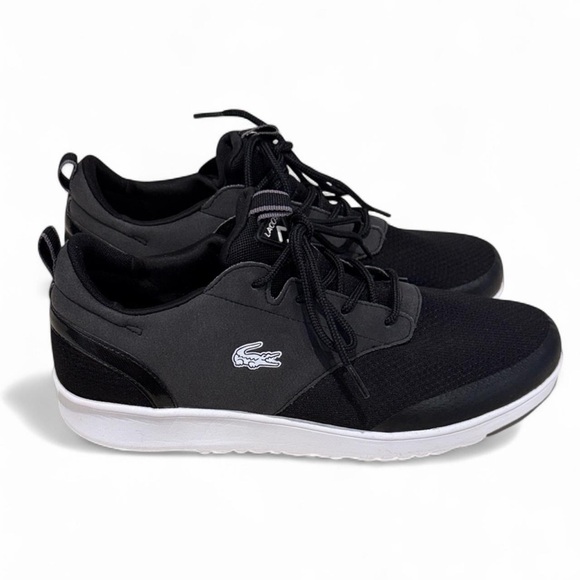 Lacoste Light 2.0 HTB Sneakers Black White Size 9.5 NIB - Picture 5 of 11